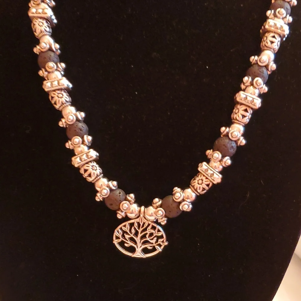 Tree of life silverNecklace no532 - Picture 2 of 6